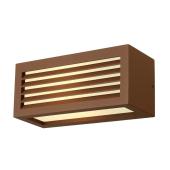 szogletes kerti kulteri fali lampa modern loft aluminium rozsdabarna ip54 vizallo hazfal surlofeny.jpg